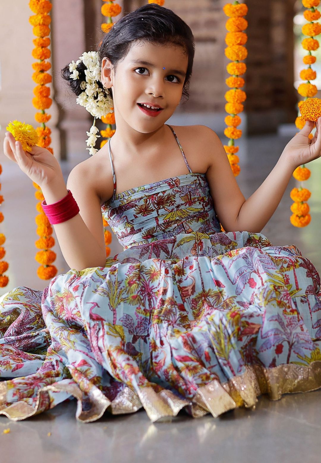 AVISA CHANDERI LEHENGA SET