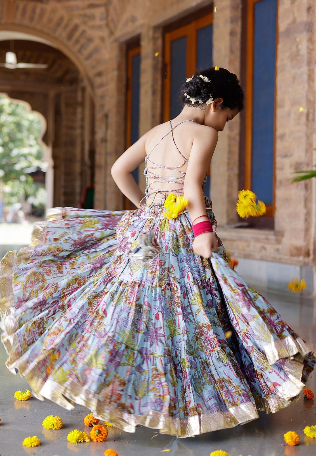 AVISA CHANDERI LEHENGA SET