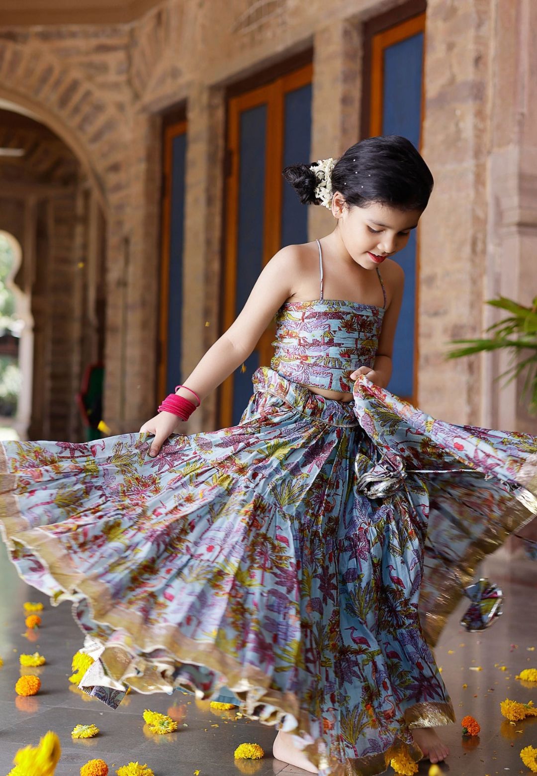 AVISA CHANDERI LEHENGA SET