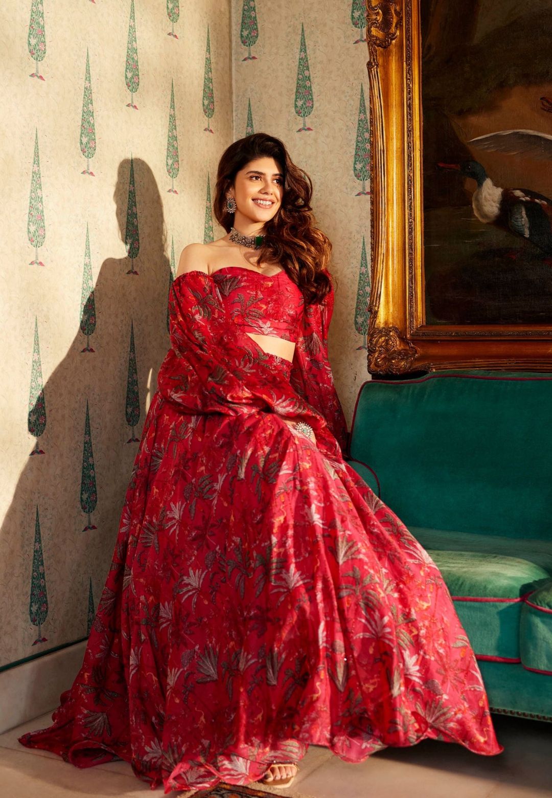 PINK ZOHAR CHANDERI LEHENGA SET