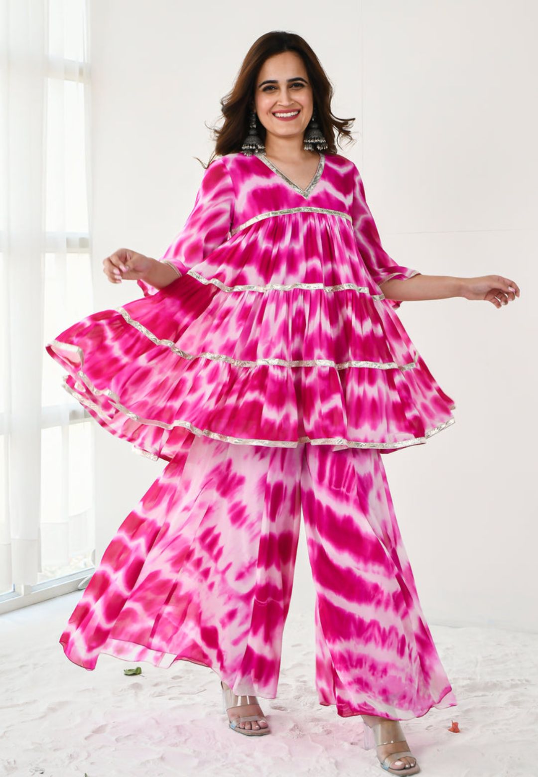ROSY GEORGETTE COORD KURTA SET
