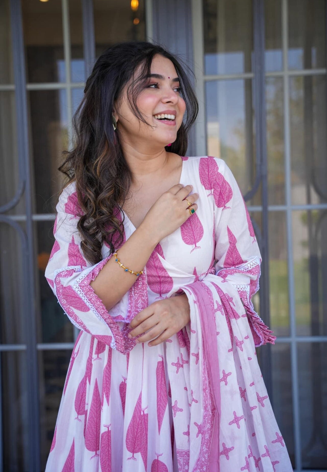 HAZZLE ORCHID COTTON SUIT SET
