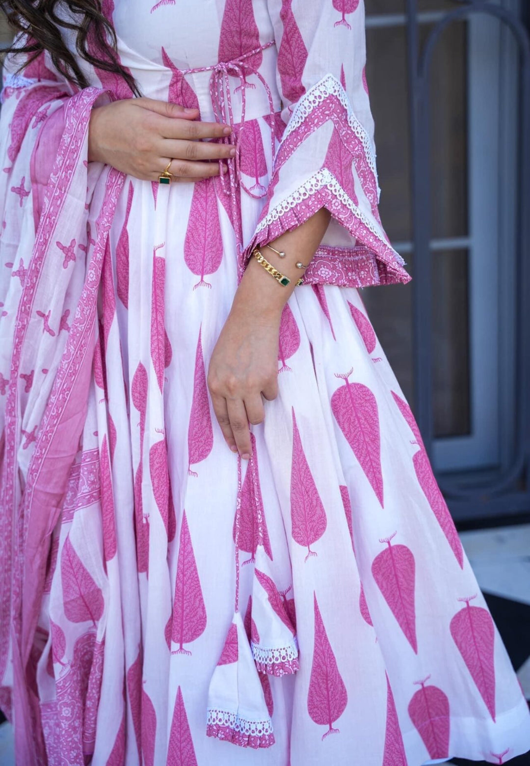 HAZZLE ORCHID COTTON SUIT SET