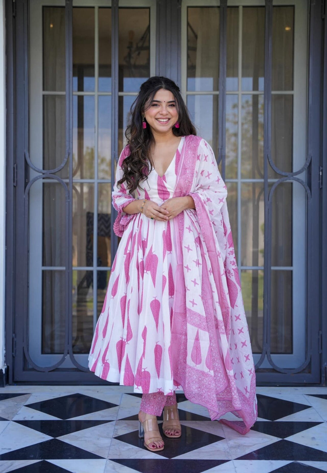 HAZZLE ORCHID COTTON SUIT SET