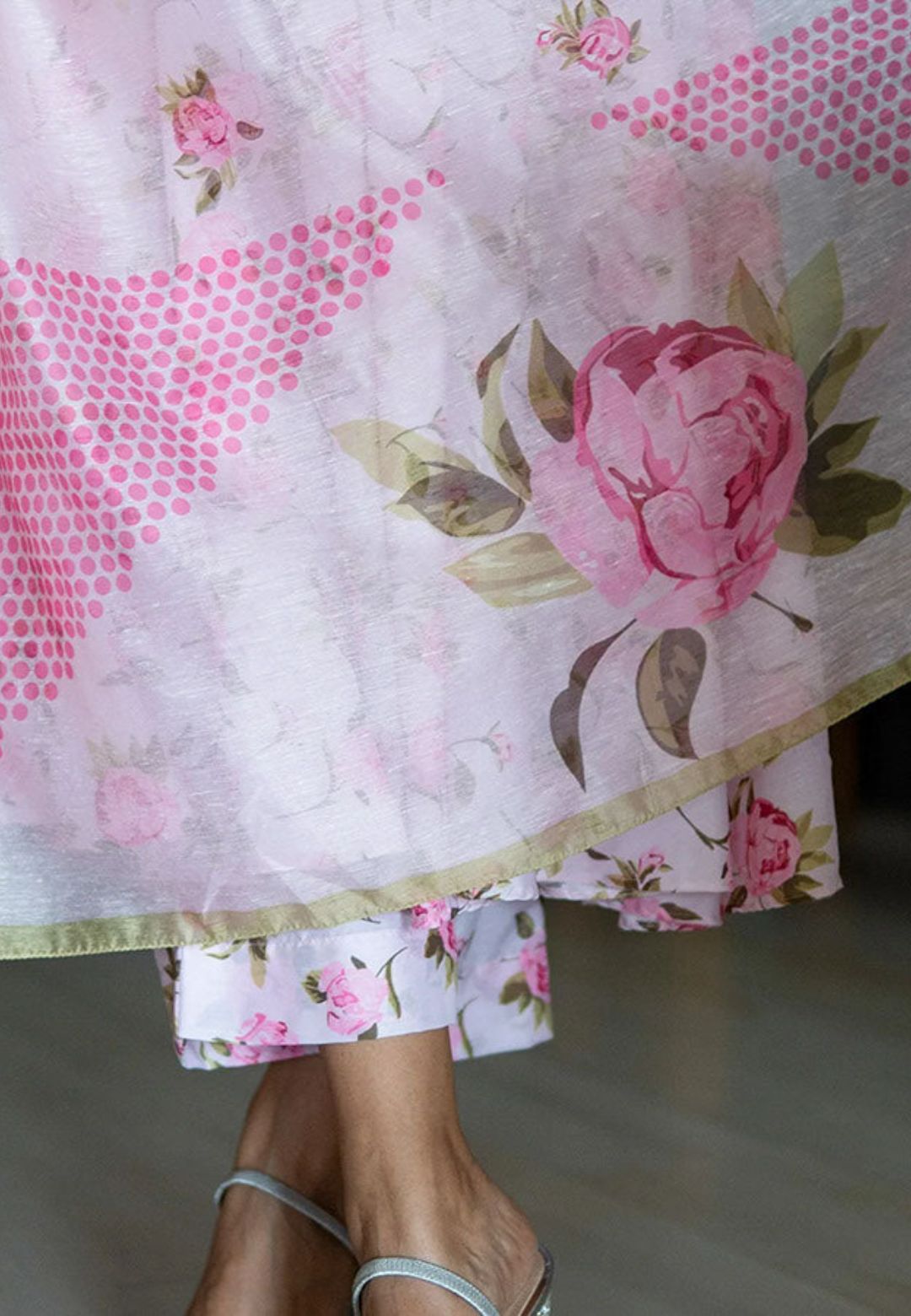 PINK ROSE MUSLIN SUIT SET