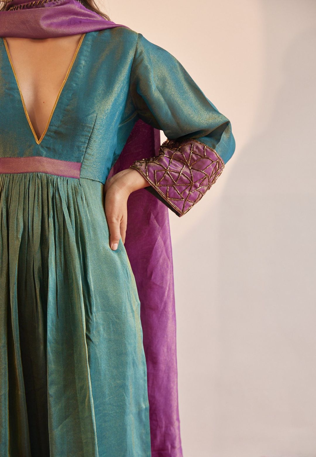 HARA TISSUE SILK KURTA SET