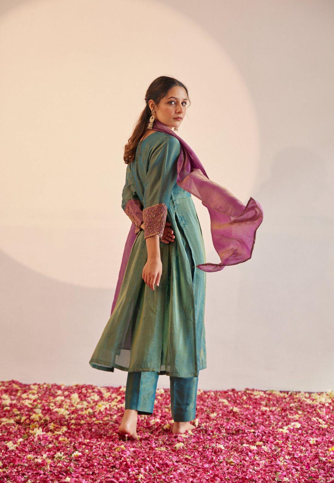 HARA TISSUE SILK KURTA SET