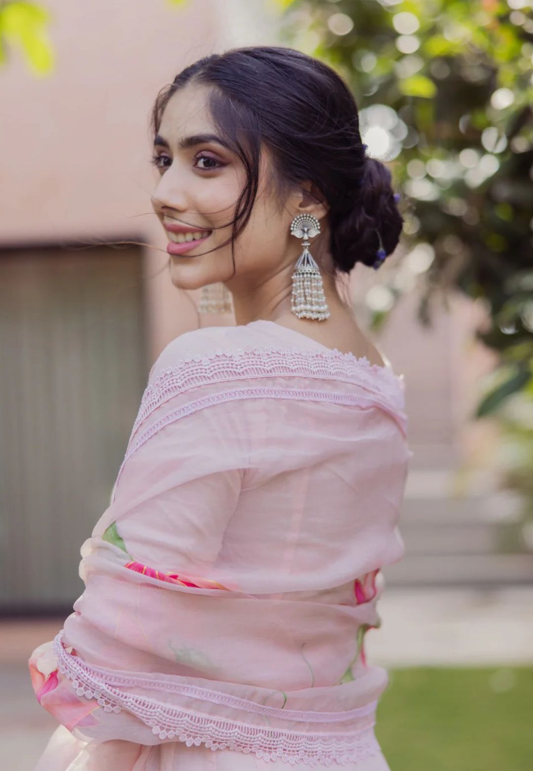 PINK TIDE HANDPAINTED COTTON SUIT SET