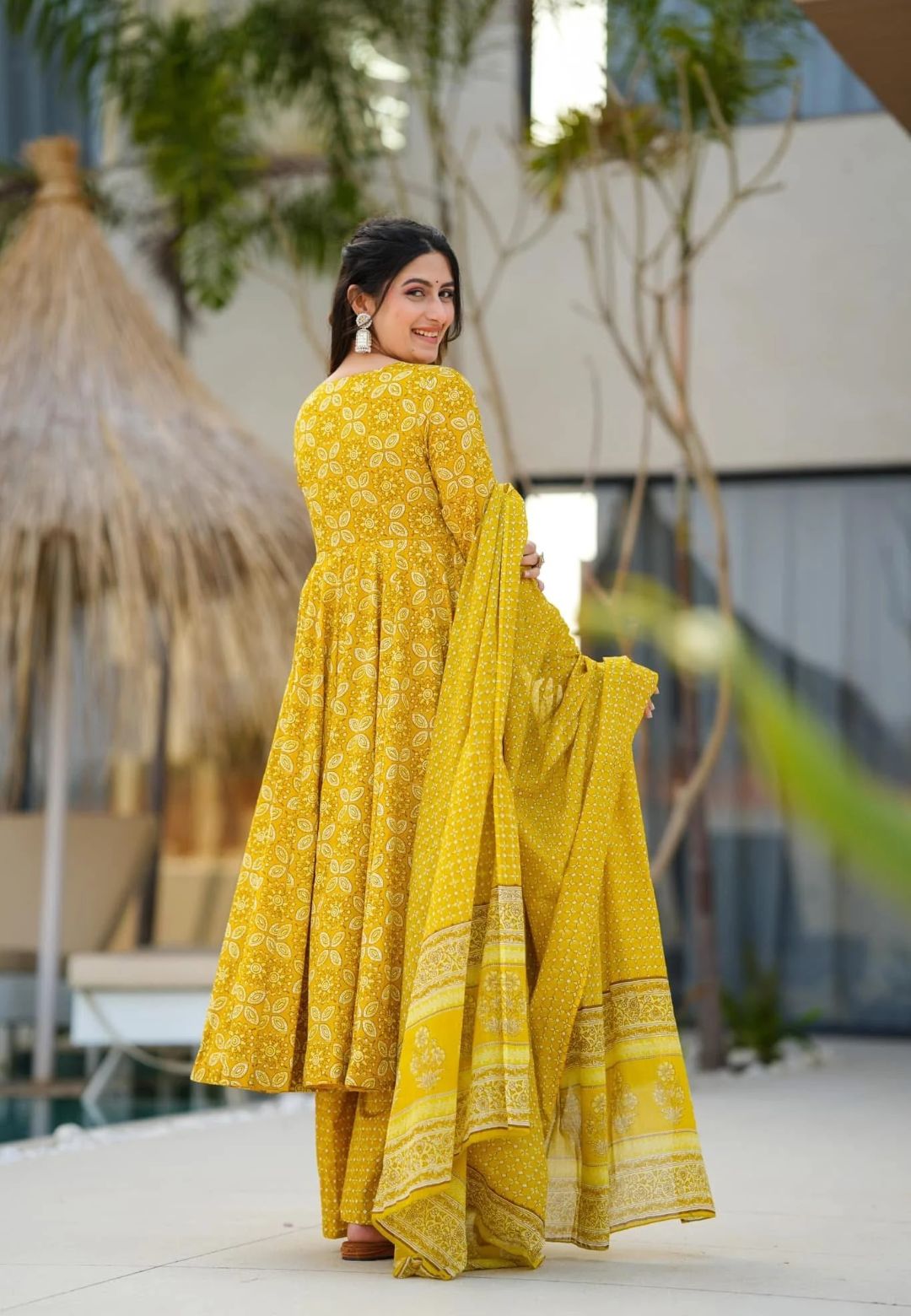 YELLOW VASTRA COTTON SUIT SET