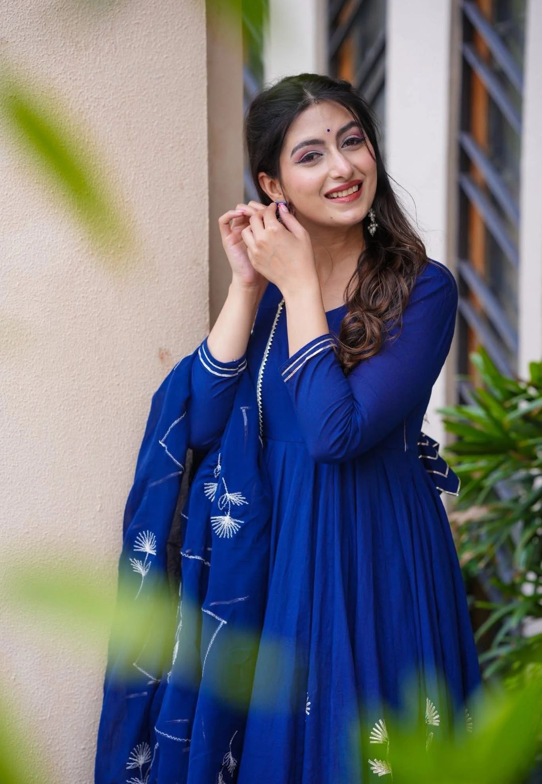 VARTIKA BLUE COTTON SUIT SET