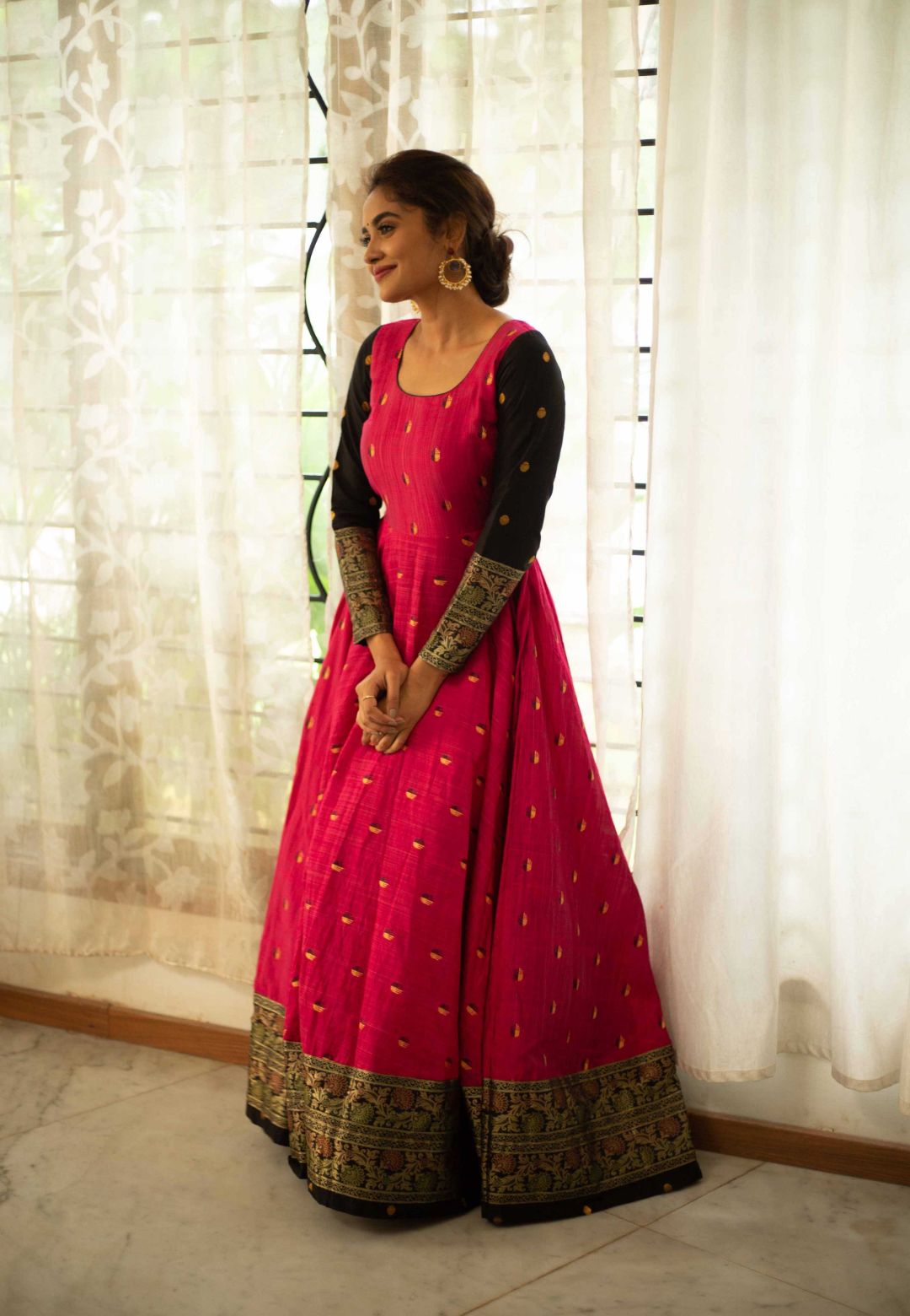 RANI PINK ANARKALI