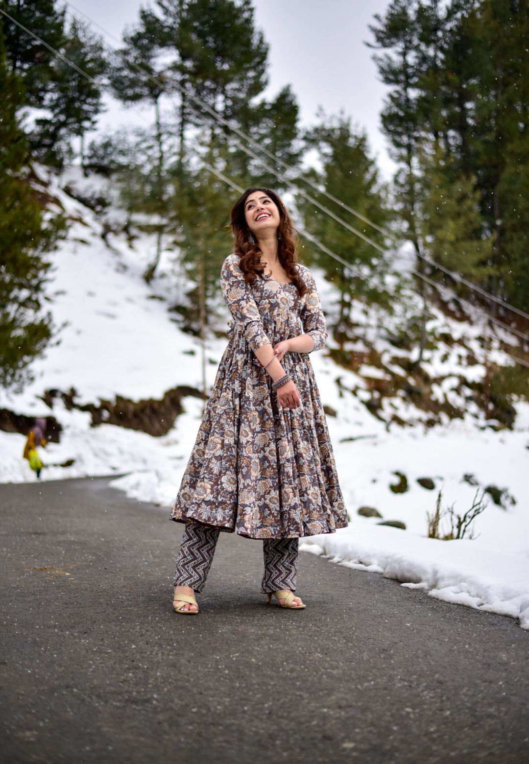 GREY KALAMKARI COTTON KURTA SET