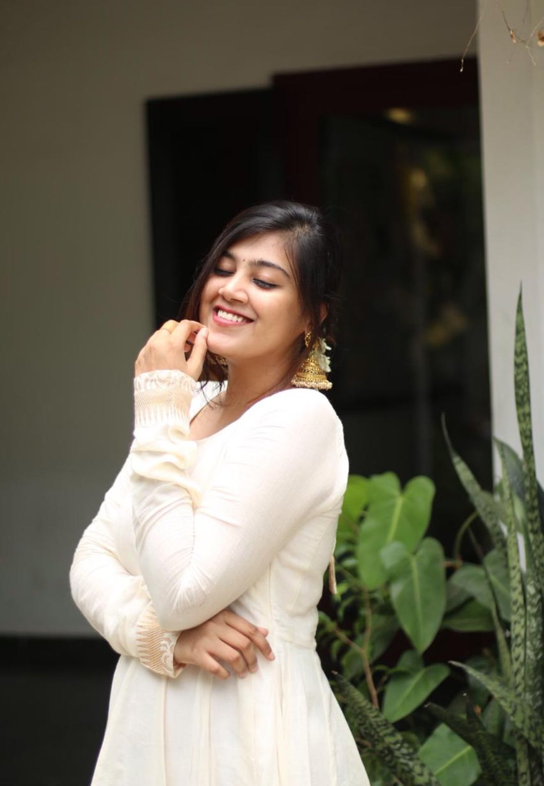 IVORY WHITE VANASINGARAM ANARKALI