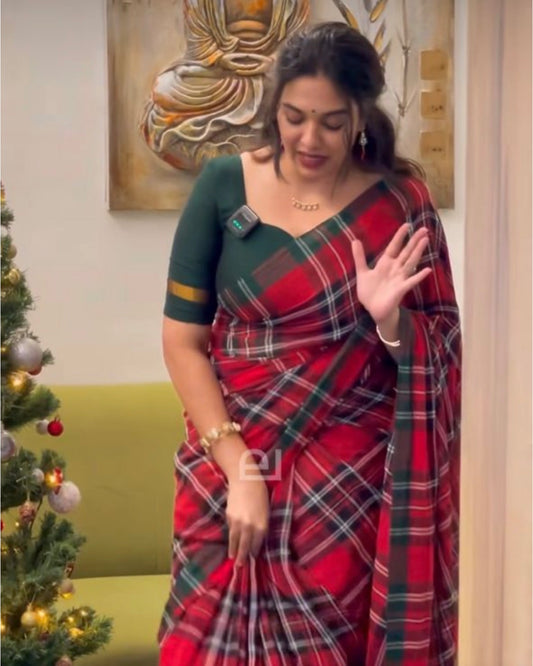 Lalys checks saree