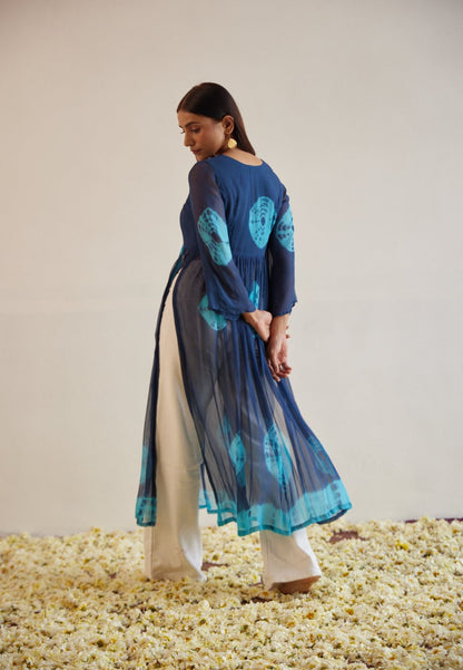 NEEL BLUE SHIBORI KURTA