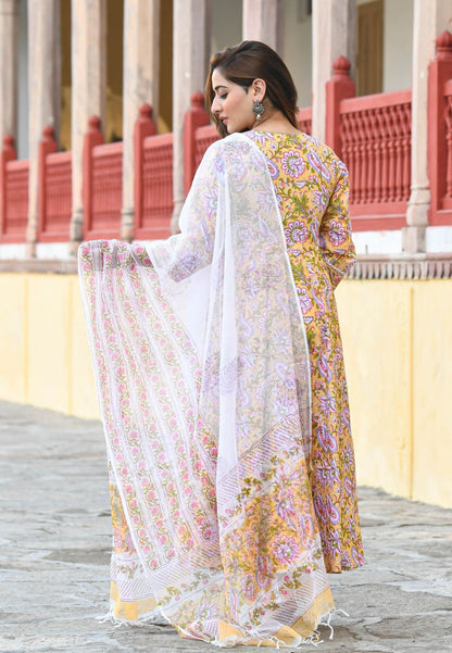YEELOW CHARM COTTON SUIT SET