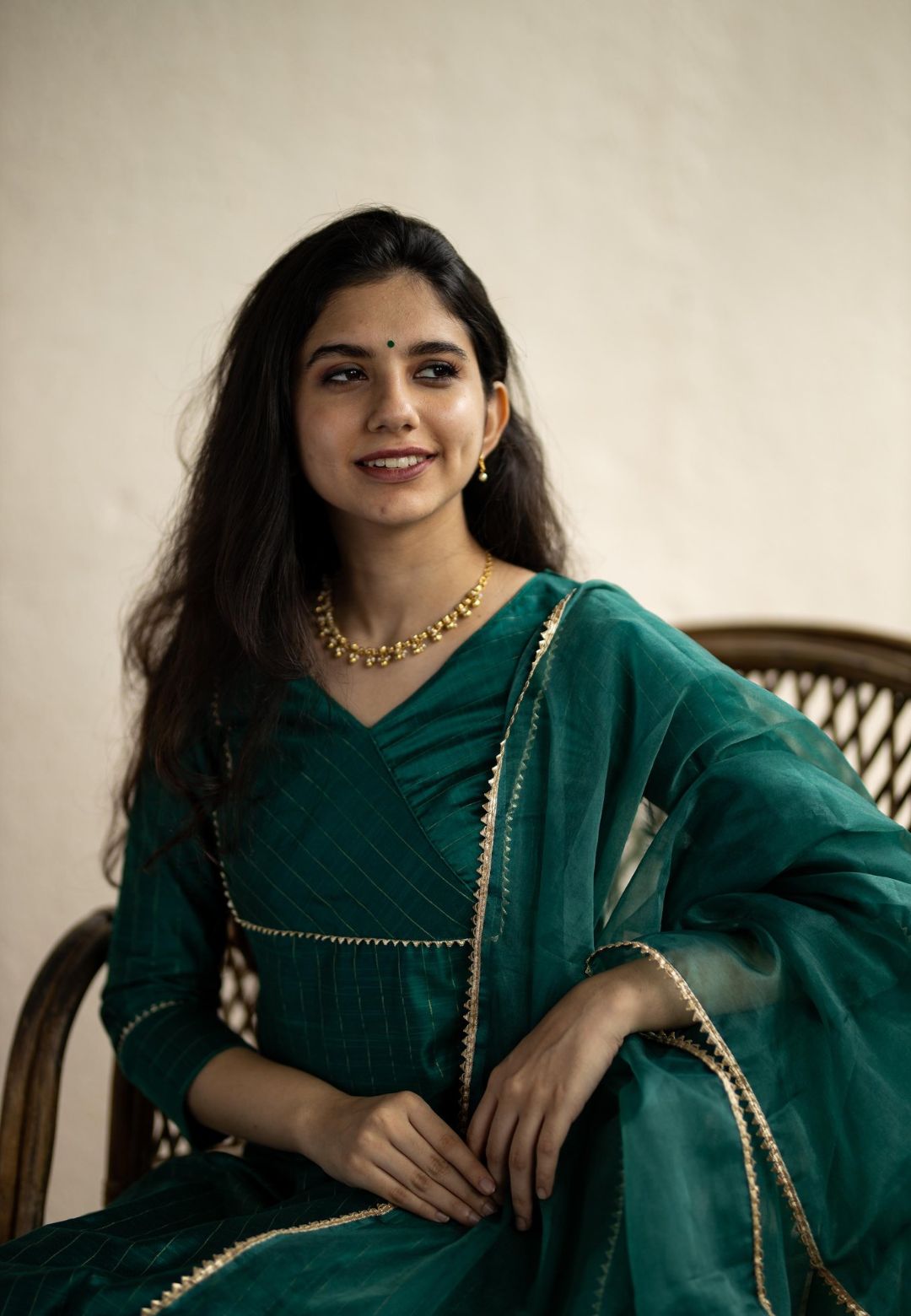 GREEN TEAL KURTA SET