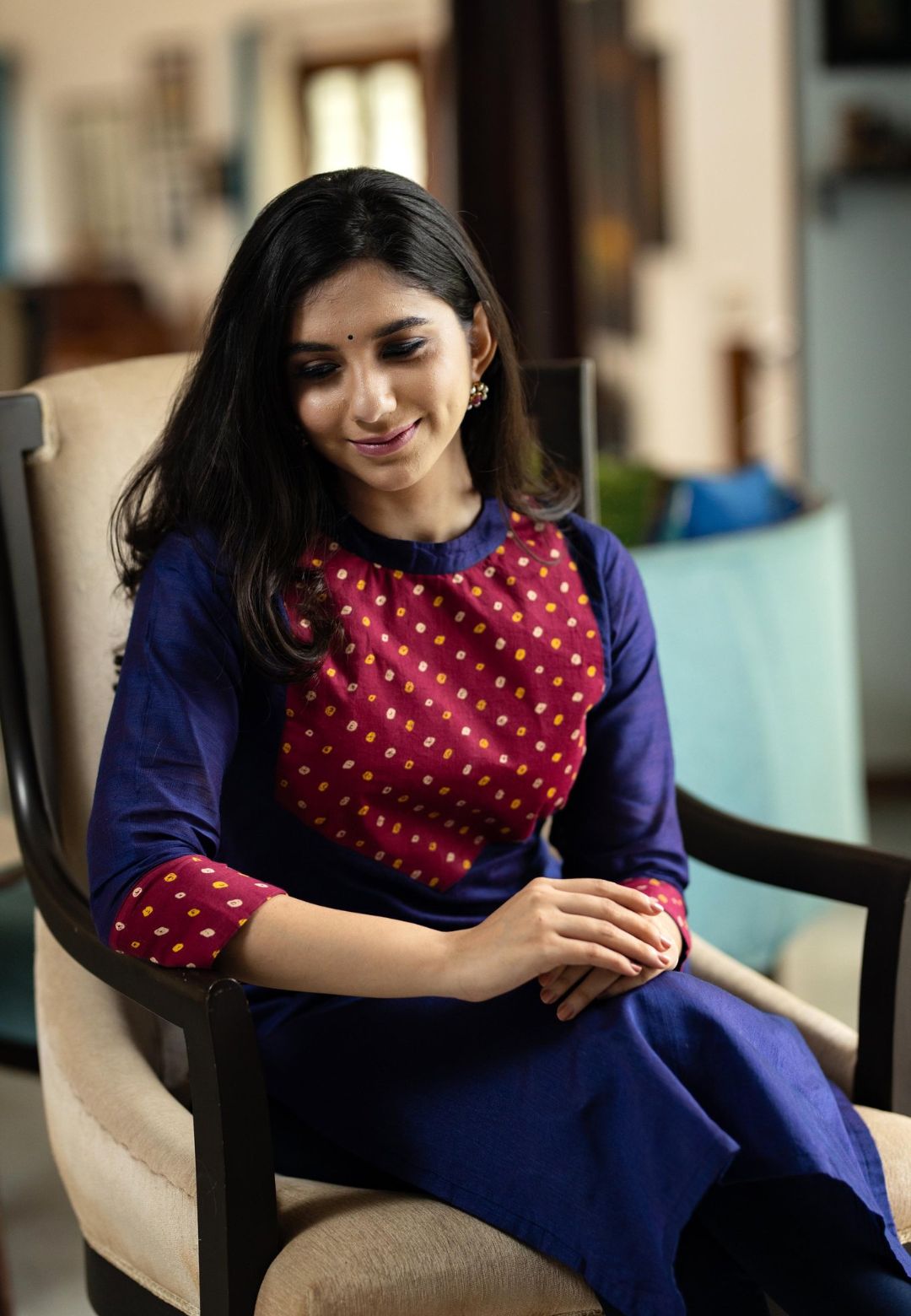 INK BLUE TANVI KURTA