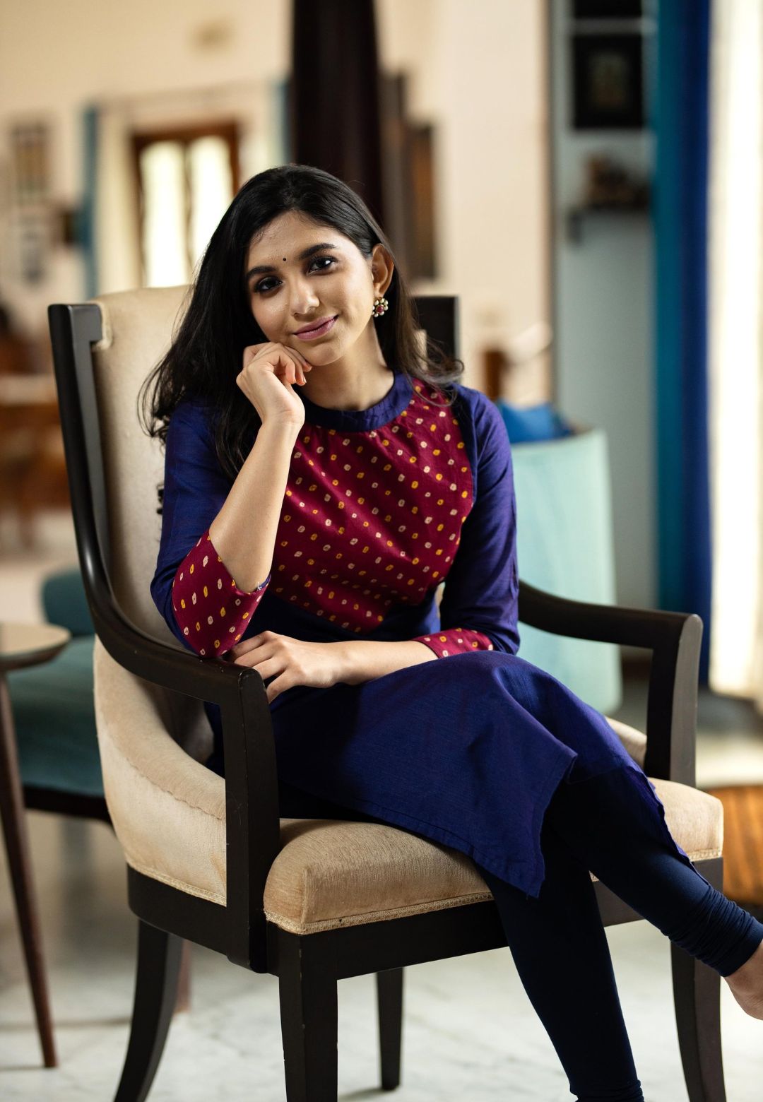 INK BLUE TANVI KURTA
