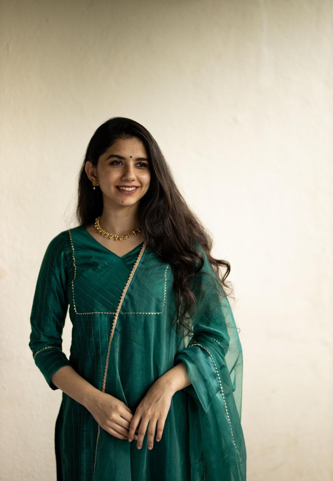 GREEN TEAL KURTA SET