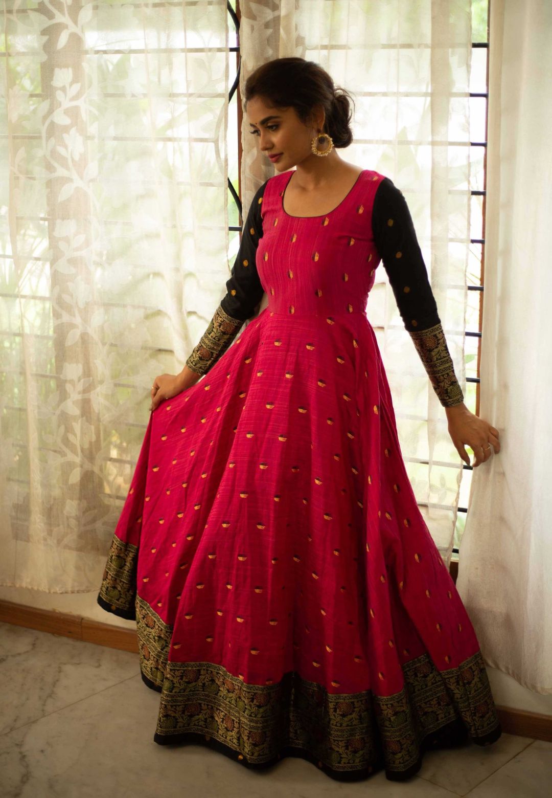 RANI PINK ANARKALI