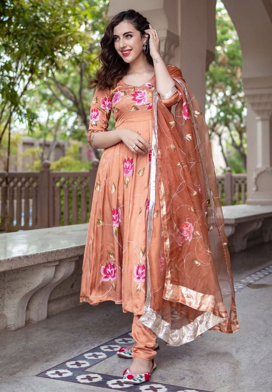 HAZEL BINNI SATIN SUIT SET