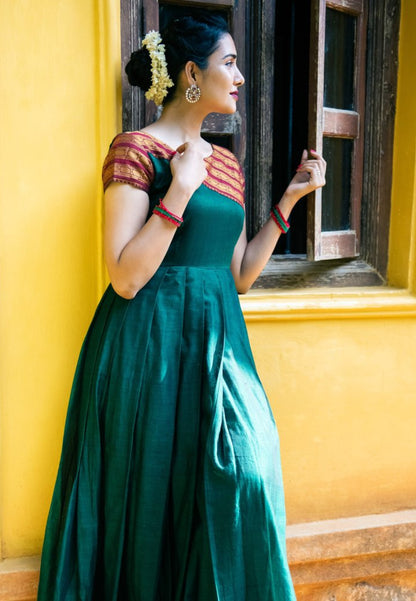 GREEN NARAYANPET ANARKALI