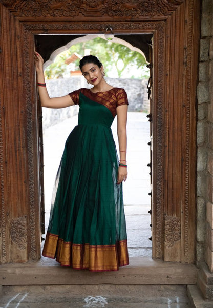 GREEN NARAYANPET ANARKALI