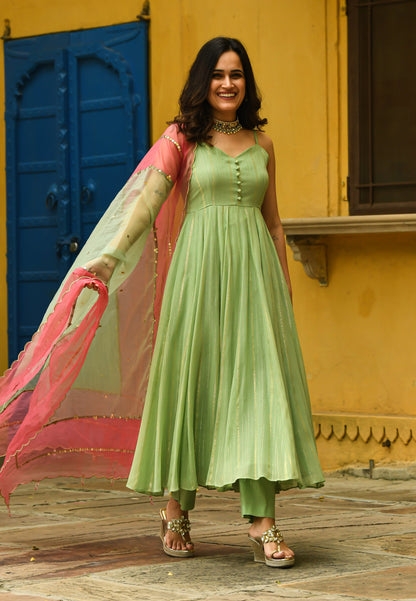 NETRA GREEN SUIT SET