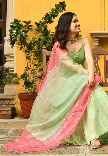 NETRA GREEN SUIT SET