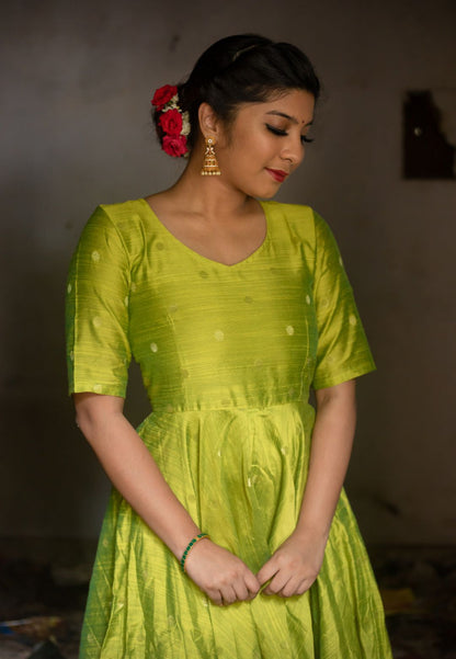 LIME GREEN KAYAL ANARKALI