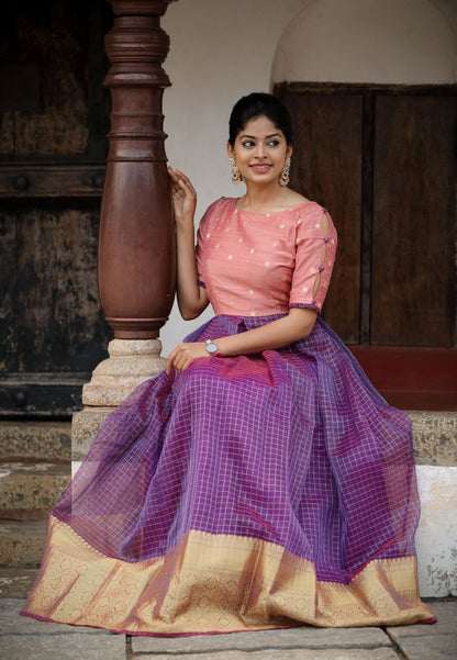 NAVYA PINK ANARKALI